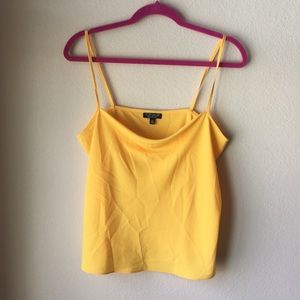 NWOT [Topshop] Yellow Tank Size Medium